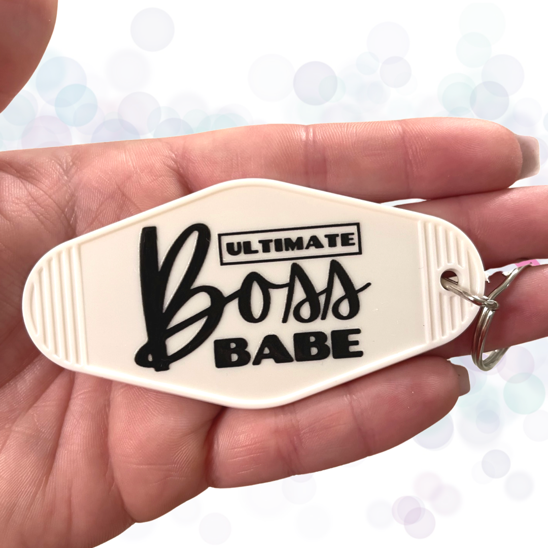 Ultimate Boss Babe Keychain